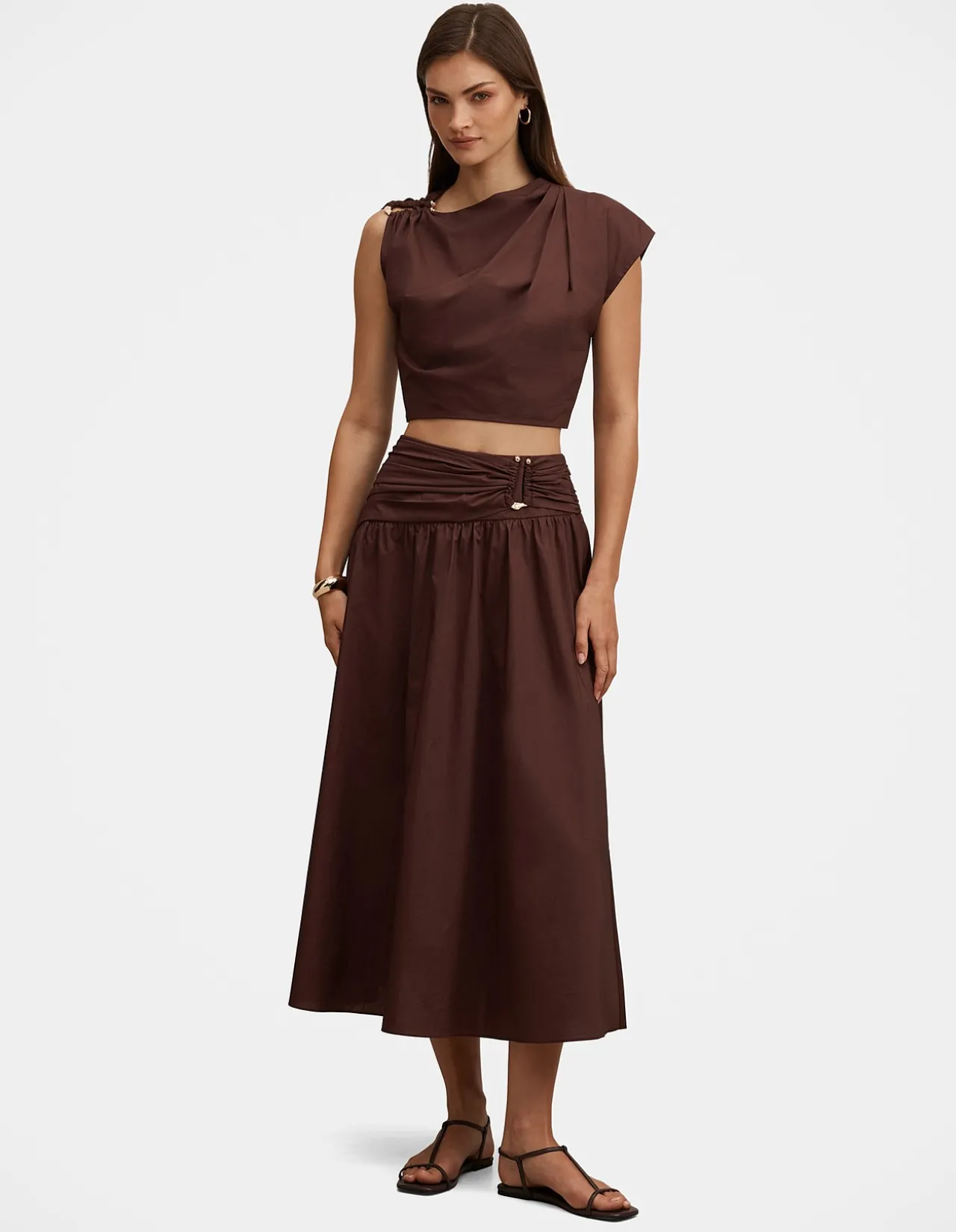 DOTTIE DRAPED HARDWARE TOP