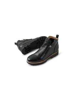DOTTIZ DJ BLACK BLACK SOLE LEATHER