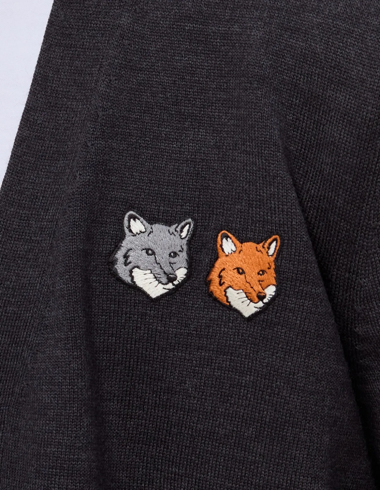 DOUBLE FOX HEAD REGULAR CARDIGAN