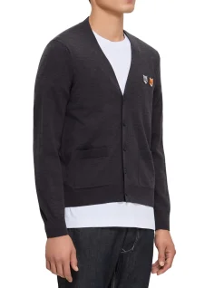 DOUBLE FOX HEAD REGULAR CARDIGAN