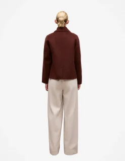 Double Faced Wool Peacoat