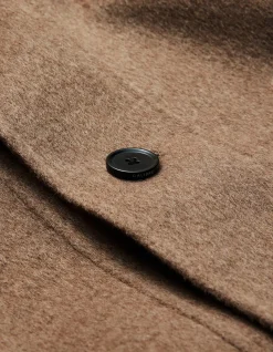 DOUBLE FACE FUNNEL NECK COAT