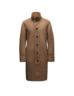 DOUBLE FACE FUNNEL NECK COAT
