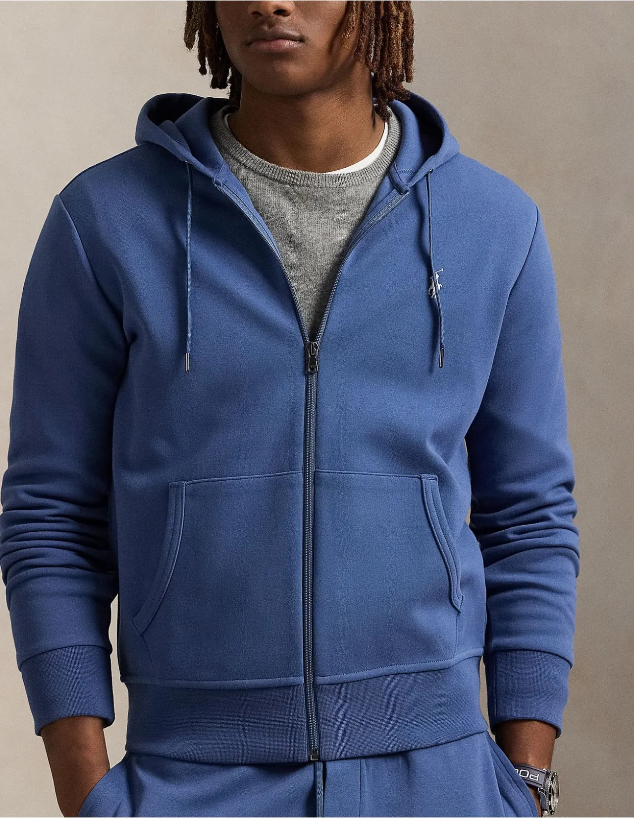 Double-Knit Full-Zip Hoodie