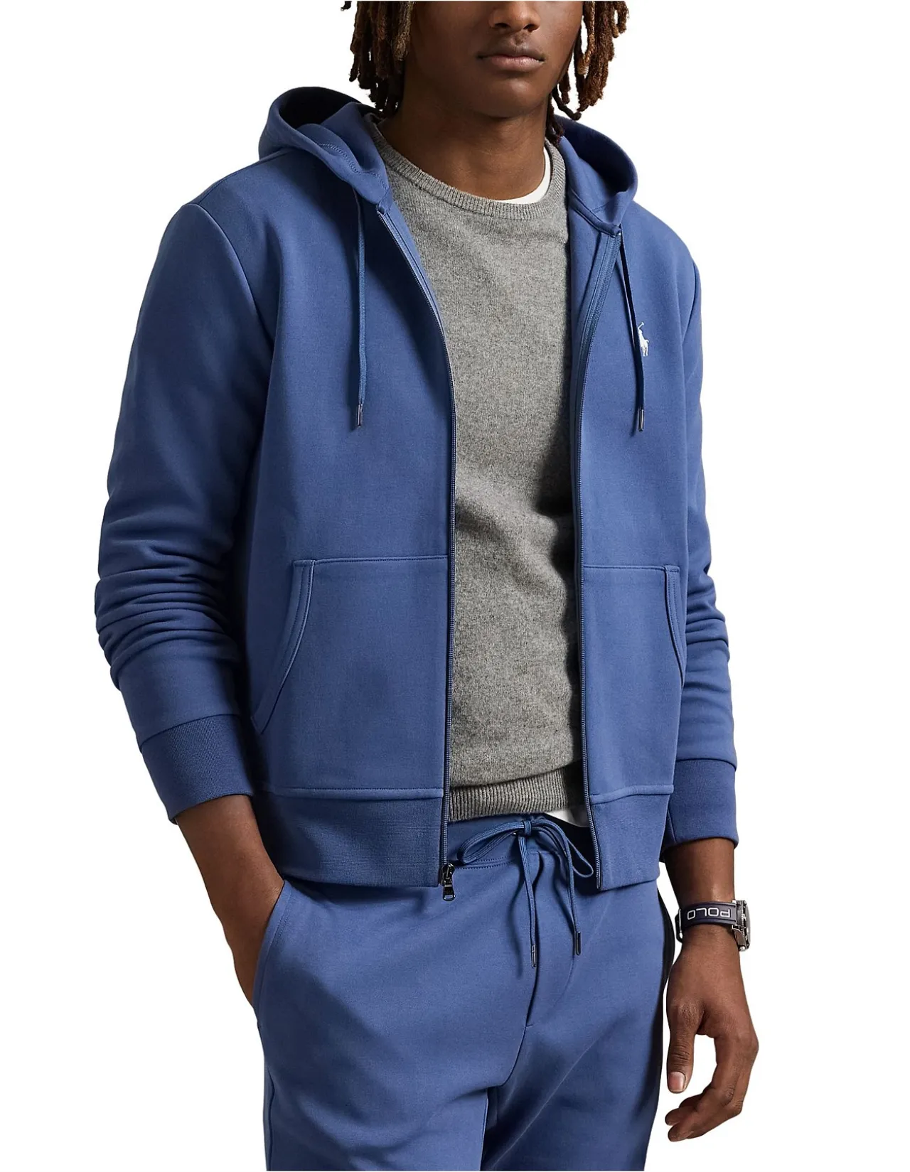 Double-Knit Full-Zip Hoodie