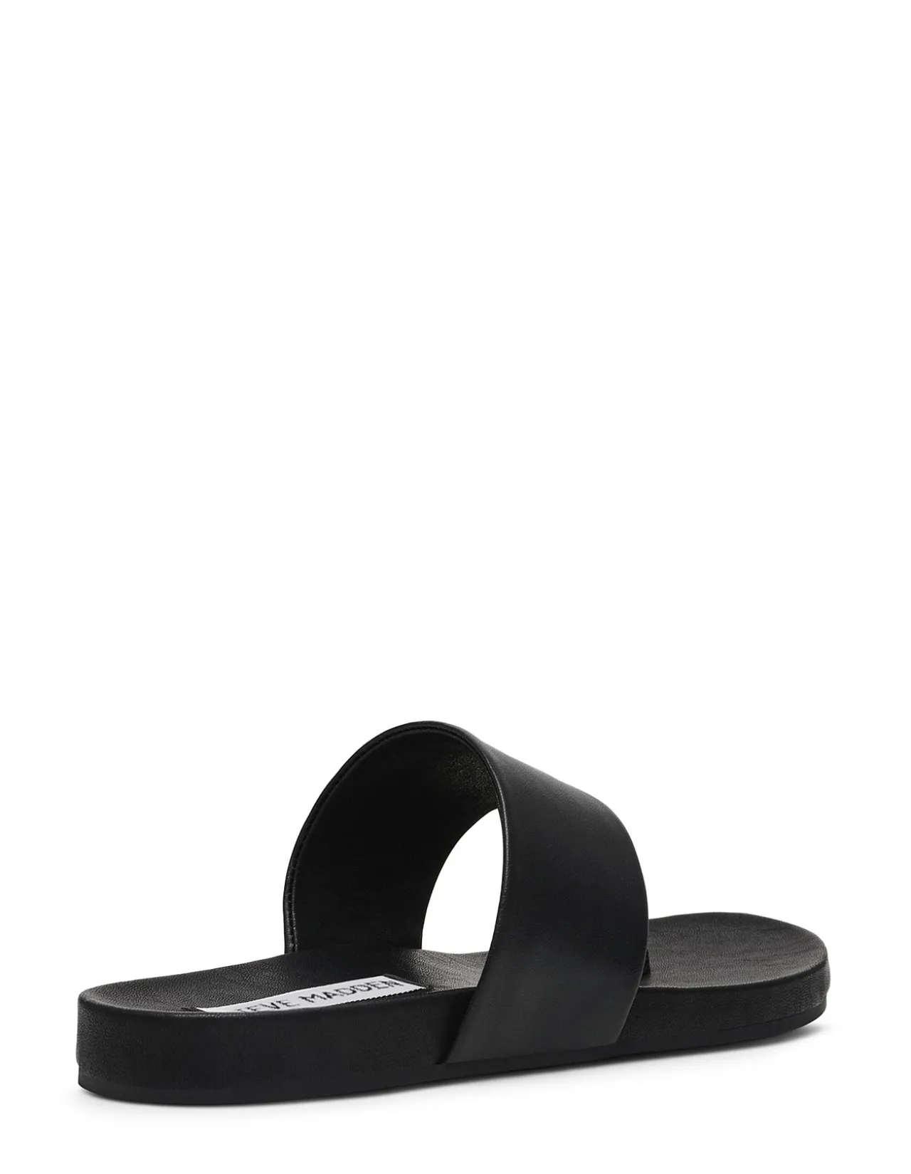 DOVE FLAT SANDAL BLACK LEATHER