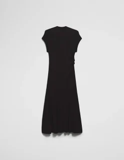 Drape Neck Dress