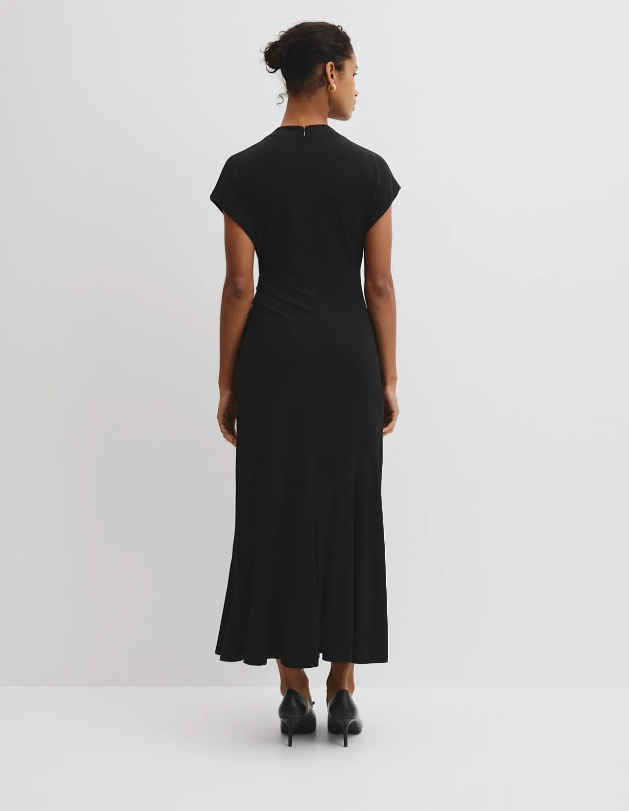 Drape Neck Dress
