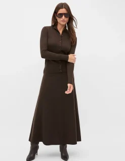 DRAPEY KNIT SKIRT