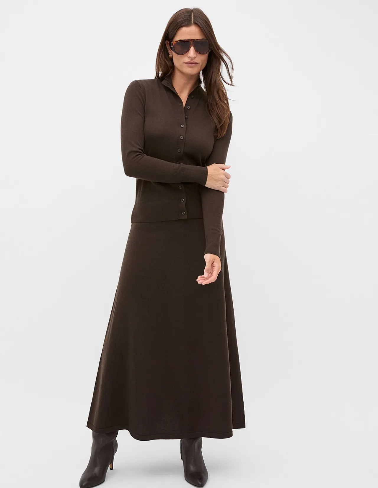 DRAPEY KNIT SKIRT