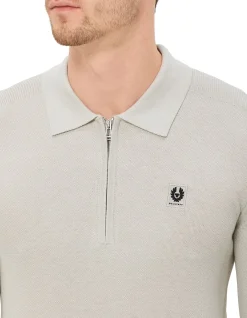 Drift Knitted Polo Slim Fit Dark Ink