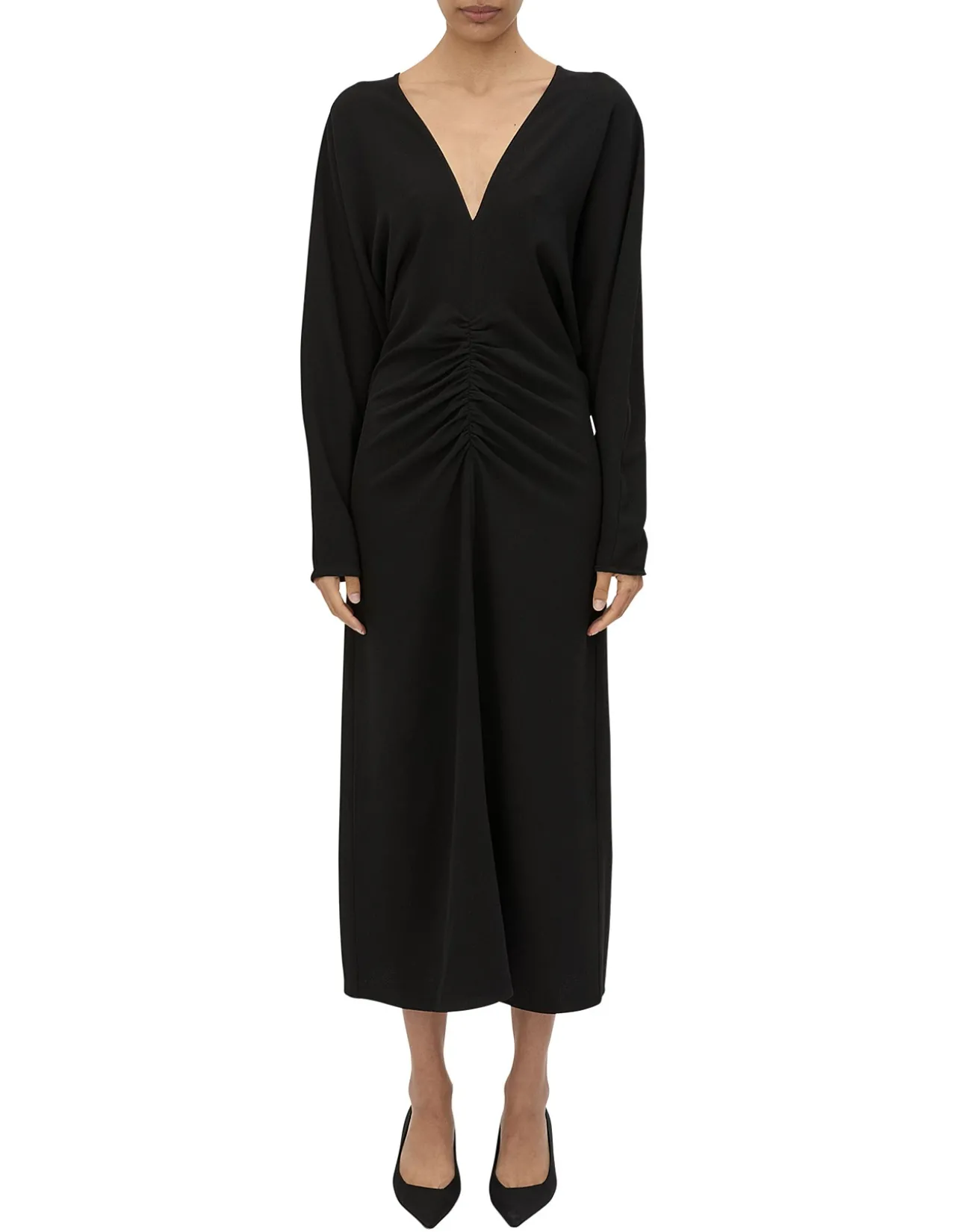 Dune Draped Waist Midi Dress