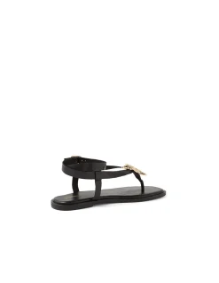 EAST Starfish Embellished Leather Sandals