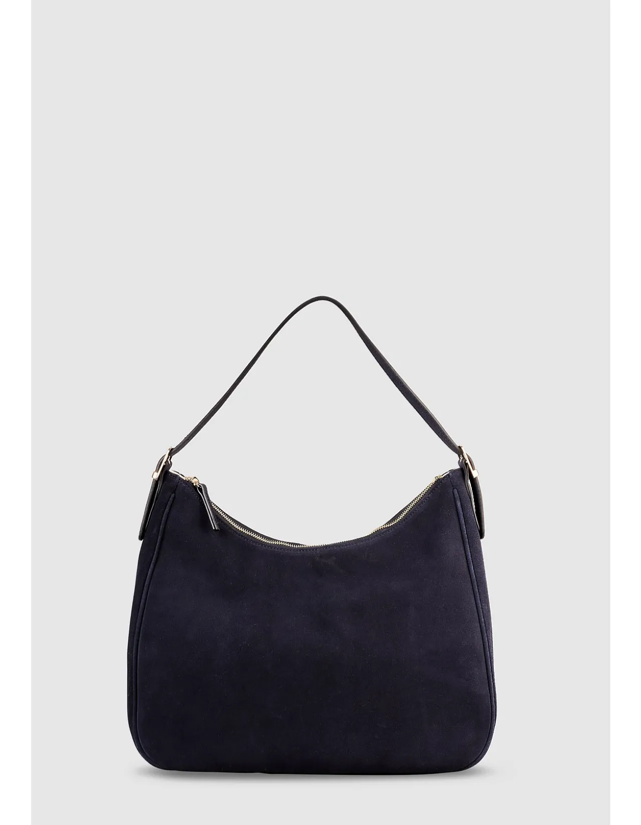Ebony Suede Handbag - Navy