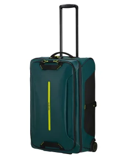 Ecodiver 67cm Water Resistant Wheeled Duffle Dark Teal Lime