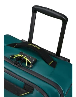 Ecodiver 67cm Water Resistant Wheeled Duffle Dark Teal Lime