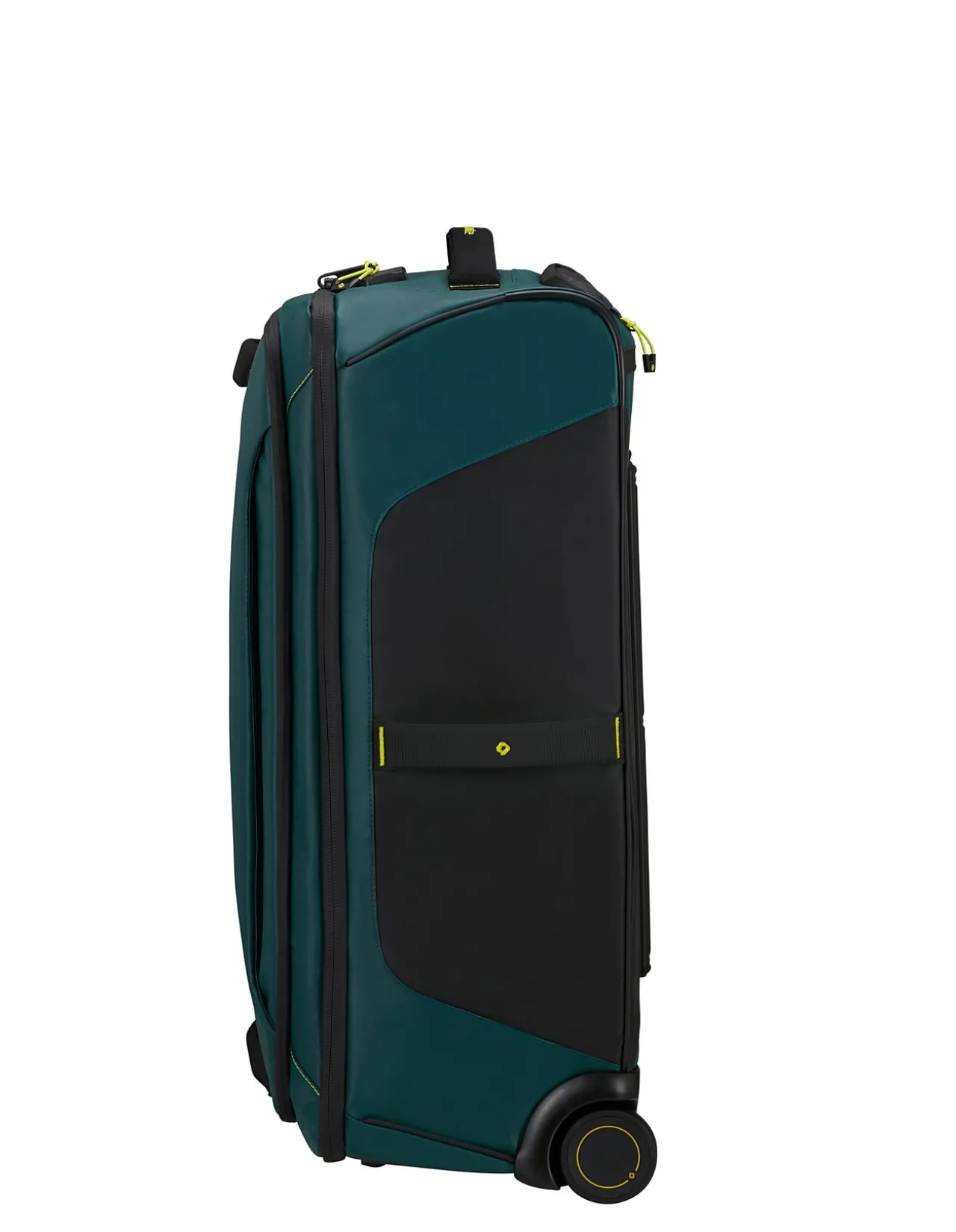 Ecodiver 67cm Water Resistant Wheeled Duffle Dark Teal Lime