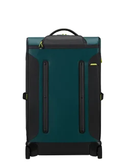 Ecodiver 67cm Water Resistant Wheeled Duffle Dark Teal Lime