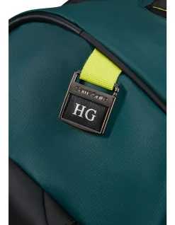 Ecodiver 67cm Water Resistant Wheeled Duffle Dark Teal Lime