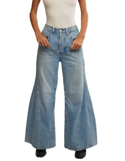 Eden High Rise Slouchy Flare Denim Jeans