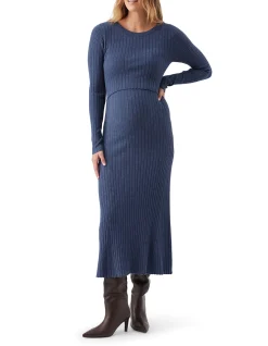 EDEN KNIT NURSING DRESS