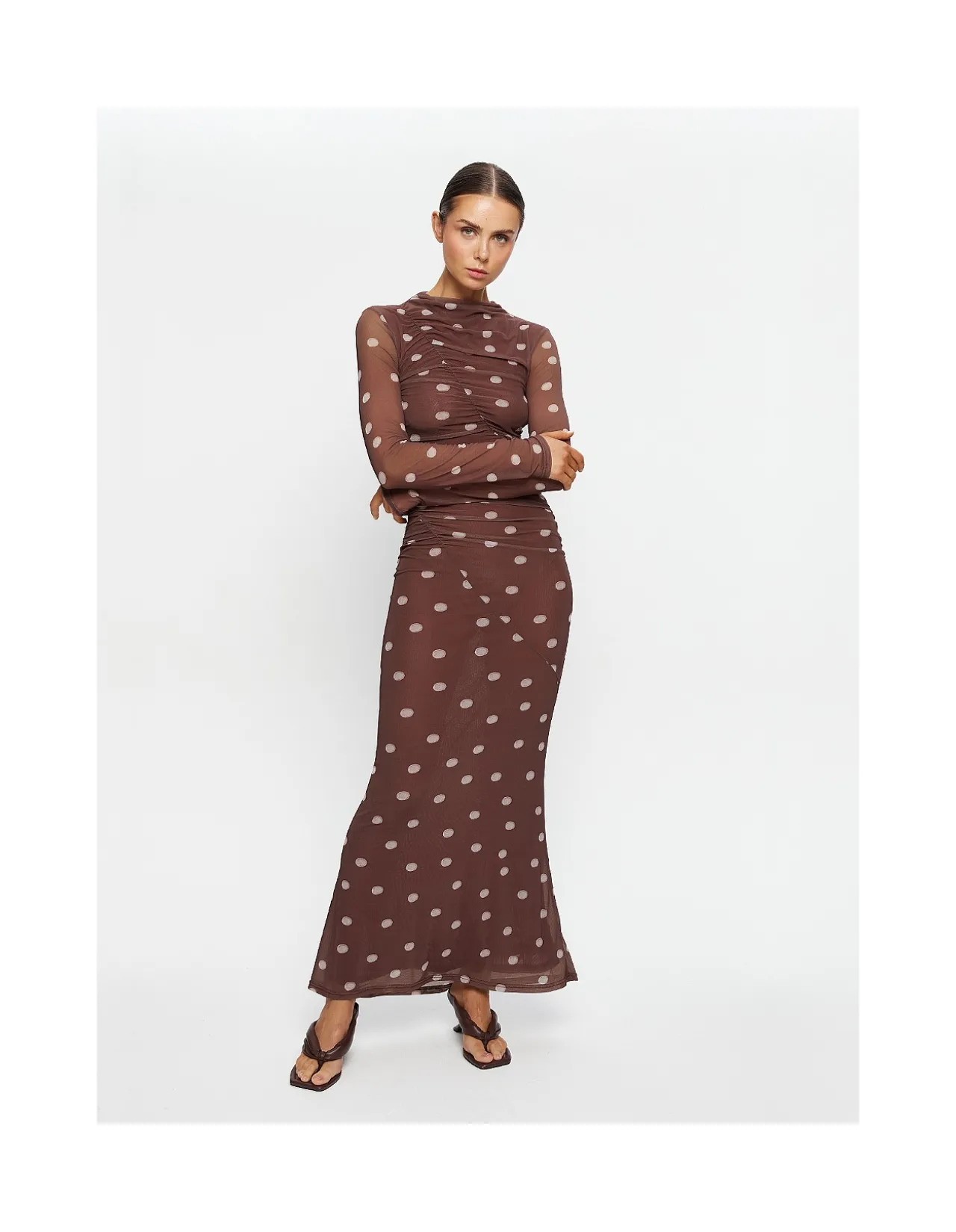 Edie Mesh Maxi Dress