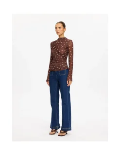 Edie Mesh Top