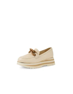 EGGEY Woven Chain Detail Platform Loafers