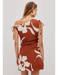 ELARA ASYMMETRICAL MINI DRESS