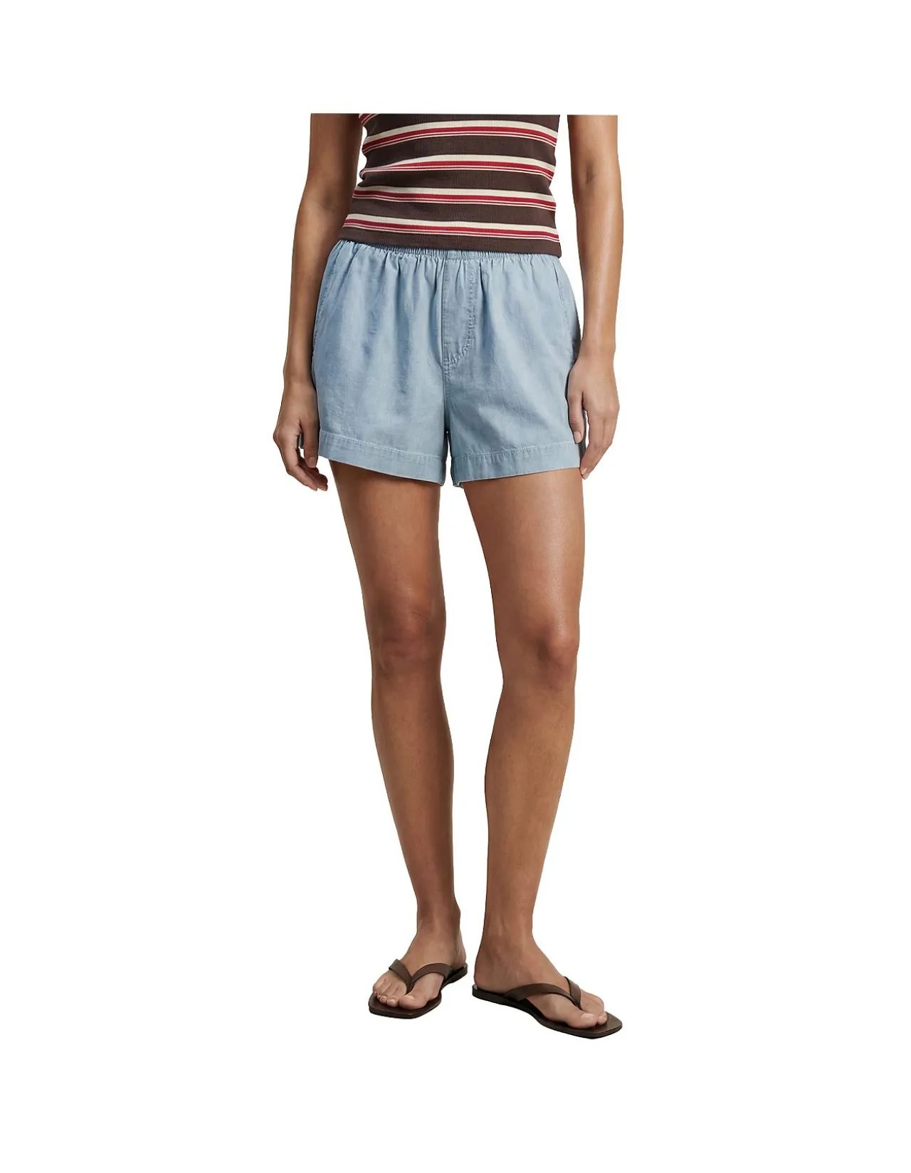 ELEANOR CHAMBRAY SHORT