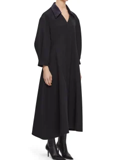 Elegant Long Sleeve Dress Black