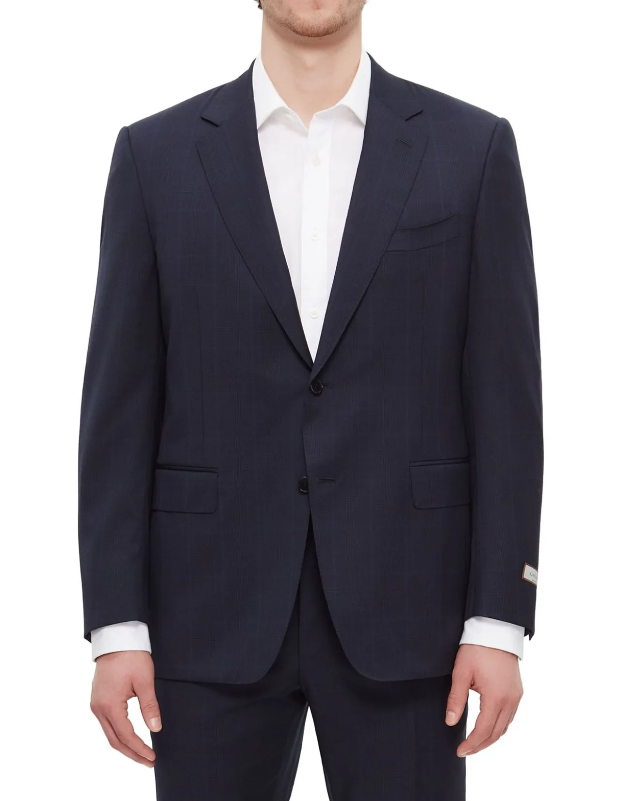 Elegant Navy Wool Suit