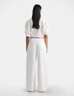 Elena High Rise Wide Leg Denim Jeans