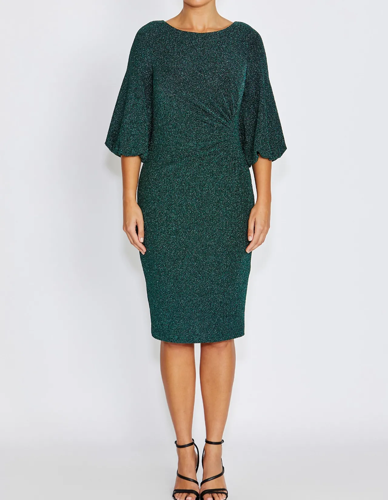 ELETTE FOREST LUREX DRESS