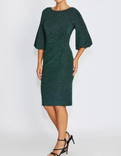 ELETTE FOREST LUREX DRESS