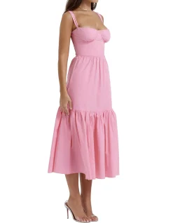 Elia French Pink Midi Sundress