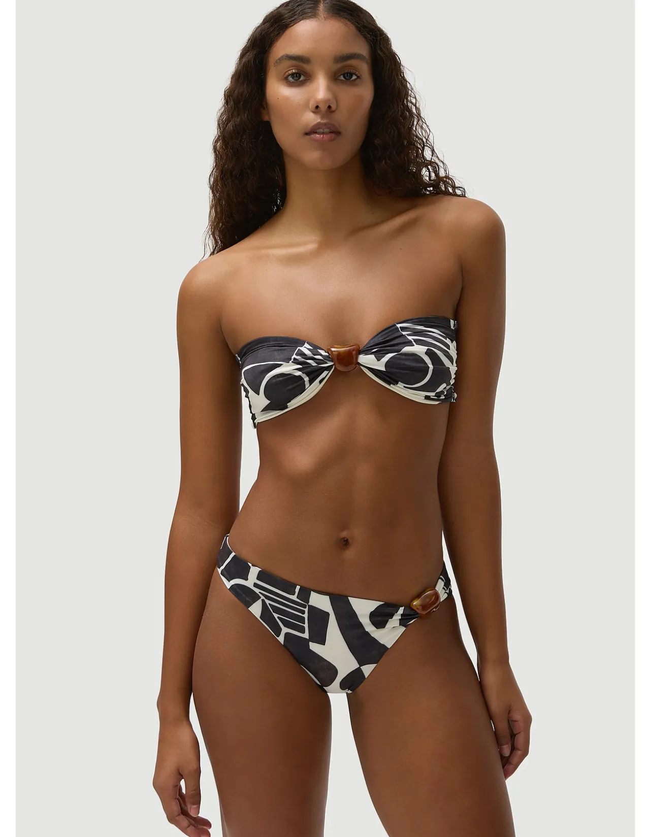 Eli Beaded Bandeau Bikini Top