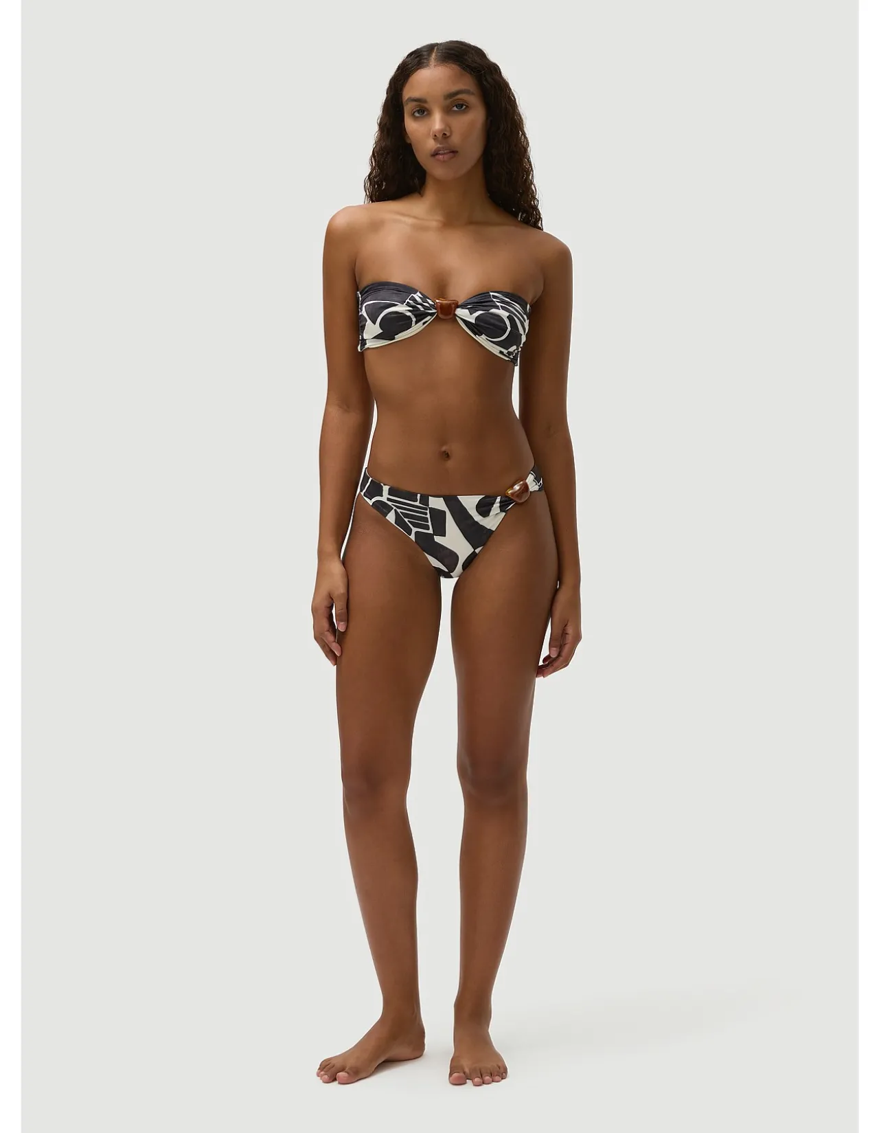 Eli Beaded Bandeau Bikini Top