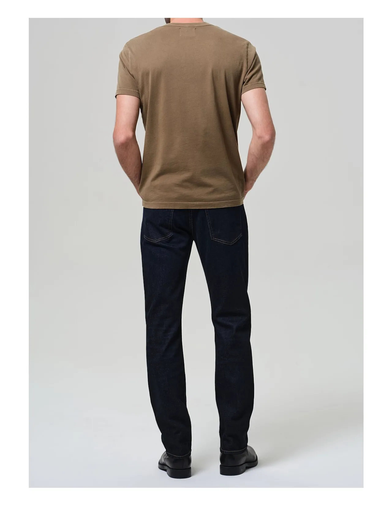 Elijah Relaxed Straight Cashmere Denim Jeans
