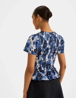 ELIZABETH PEPLUM TOP