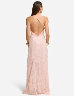 ELLERBY FRILL TRIM MAXI DRESS