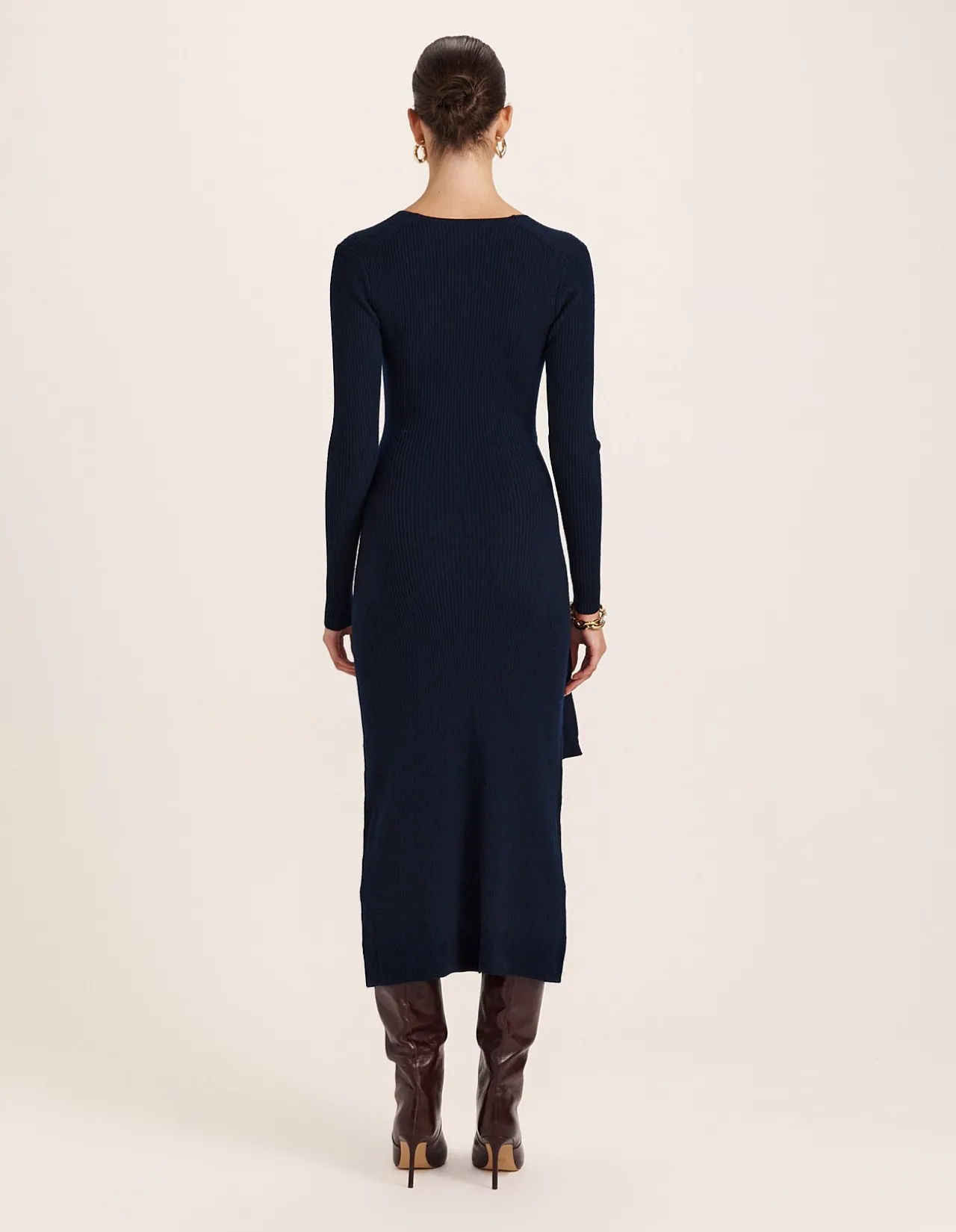 ELLE WRAP KNIT DRESS