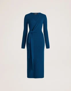 ELLE WRAP KNIT DRESS