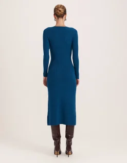 ELLE WRAP KNIT DRESS