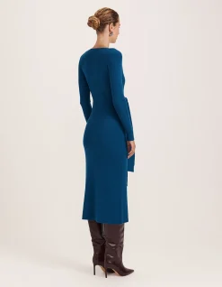 ELLE WRAP KNIT DRESS