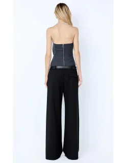 ELLIS ASYM STRAPLESS TOP