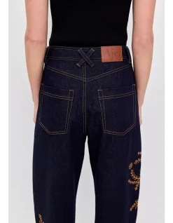 Elora Embroidered Denim Jeans