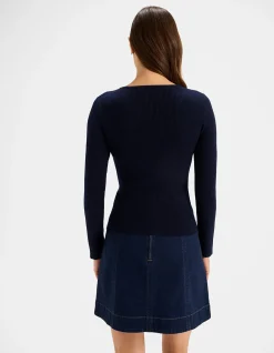 ELVA RIBBED CARDIGAN