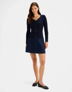 ELVA RIBBED CARDIGAN