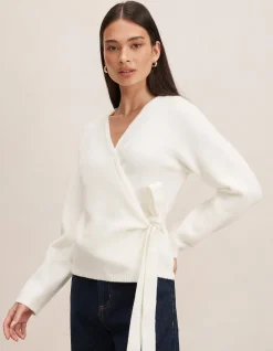 ELYSIA WRAP KNITTED CARDIGAN